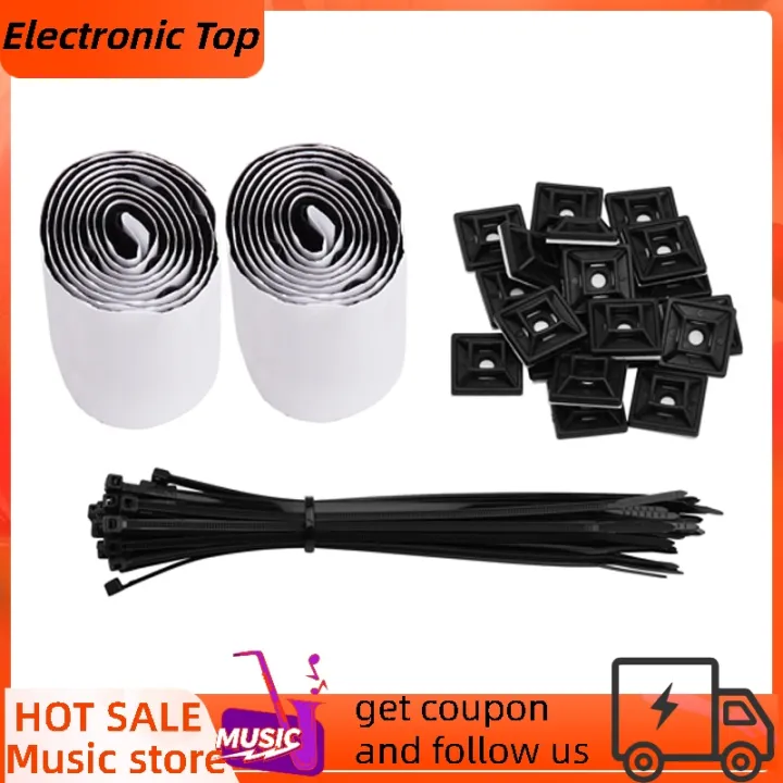 【SHIP TODAY】Pedalboard Organizer Kit Self Adhesive Tapes Heavy Duty