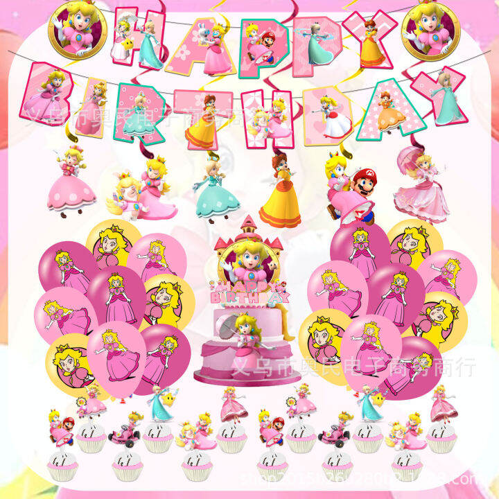 ra-mario-princess-peach-theme-kids-birthday-party-decorations-banner-cake-topper-balloon-backdrop-banner-tablecloth-ar