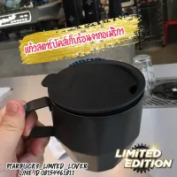 ?แก้วสตาร์บัคสของแท้ 100% Starbucks limited  USA  12 oz Verismo® Stainless Steel Faceted Mugแก้วสตาร์บัคส์สีดำด้าน ทรงตัดเหลี่ยมเพชร หายาก  สแตนเลสทั้งใบ