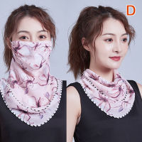 zhangdunguo Scarf for Women Ring Neck Scarves Bandana Floral Print Lady Shawls Head Wraps Cover