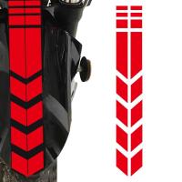 Arrow Stripe Sticker Motorcycle Mudguard Paste Waterproof Oilproof Reflective Arrow Decal Stickers Moto Decor Accessories Decals  Emblems