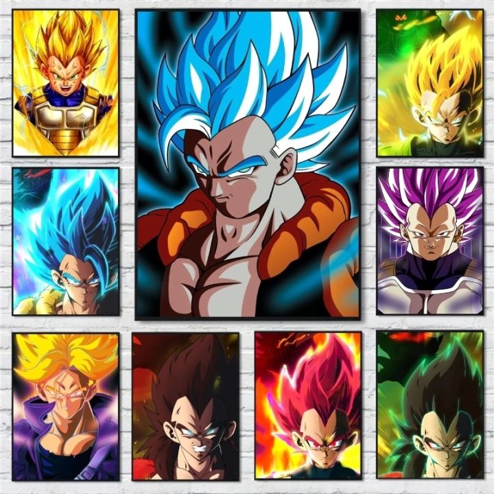 pure-zone store」 SonGohan Poster Kakarotto Canvas Paintings ...