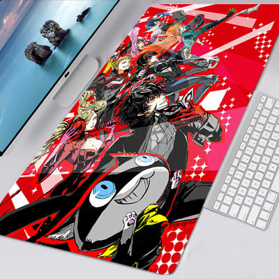 Persona 5 Large Mouse Mat 90x30 Gaming Accessories Xxl Non-slip Rubber Mousepad Gamer Keyboards Computer XXL Mousepad Deskmats