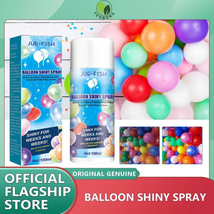 Balloon Shiny Spray 100ml Colorful High Gloss Prevent Oxidation