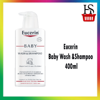 Eucerin Baby Wash &amp;Shampoo 400ml  ยูเซอริน เบบี้ บาธ&amp;แชมพู