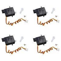 4X 1.9G Plastic Servo for Wltoys V966 V911S V977 V930 V931 XK K110 K124 A600 A430 A800 RC Helicopter Parts Accessories