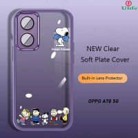 เคสโทรศัพท์สำหรับ OPPO A98 A78 5G OPPO Reno 10/10 Pro/10 Pro + Plus/Reno 8T/Reno 8 Pro/reno 8 Pro/reno 8Z Reno 7Z/Reno 7 Pro/ Reno 6เคสนิ่มใสน่ารักแฟชั่นน่ารักพิมพ์ลายการ์ตูนเคสกันกระแทกพร้อมฝาครอบป้องกันฟิล์มเลนส์