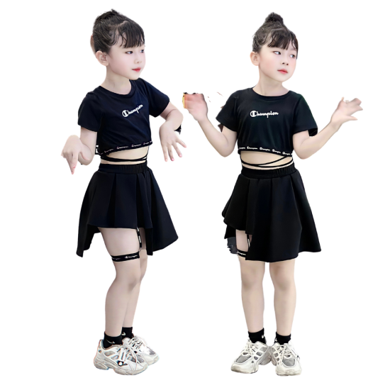 Áo lớp mẫu giáo mùa hè Tay áo ngắn đồng phục trường học váy trẻ em cotton thể  thao váy tiểu học đầm đẹp cho be gái 7 tuổi | Tàu Tốc