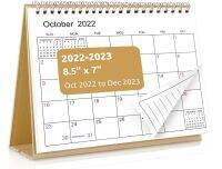 Small Desk Calendar 2023 Desk Calendar from Oct.2022 to Dec.2023 7 x 8.5 Standing Desk Calendar with To-do List Notes for