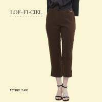 กางเกงขายาว กางเ﻿กงผู้หญิง Lofficiel Business Pants กางเกงทำงาน สีน้ำตาล ทรงสอบ (FZT4BR)