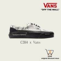 【Original】 Van * C2H4 X "RelicStone" Half-Moon Toe Cap สีดำ Low-Cut กีฬารองเท้าผ้าใบผ้าใบ Vulcanized รองเท้า002 X3BA