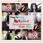 Tokyo Revengers decal poster dán tường, tranh dán tường anime trang trí