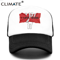2023 New CLIMATE New Cool Funny Cap I Love Work Till Dead Trucker Cap Hat Workaholic Hiphop Cap Amuse Mesh Cap Hat for Men Women Staff Versatile hat