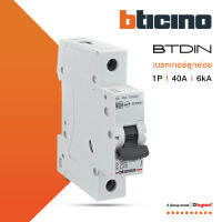 BTicino เซอร์กิตเบรกเกอร์ (MCB) ลูกย่อยชนิด 1โพล 40 แอมป์ 6kA (แบบเกาะราง) BTDIN Branch Breaker (MCB) 1P ,40A 6kA รุ่น FN81CEW40 | BTiSmart