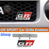 1ชิ้น3D โลหะดัดแปลงรถด้านหน้า Grille Emblem สำหรับ GR โลโก้กีฬายานยนต์ Grille Badge อุปกรณ์เสริมภายนอกสำหรับโตโยต้าแคมรี่คอโลร่า Avanza ยาริสวีออส Innova Rav4 Hilux Fortuner Tundra