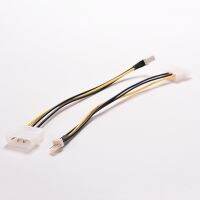 【cw】 Hot 20cm 2PCS 4 Pin to 3 Computer CPU/Case Cable ！