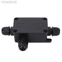 ☒ IP66 Outdoor Waterproof Cable Connector Terminal Junction Box Black Mini 1 in 2 out 3-6.5mm Cable Distribution Box Case Housing