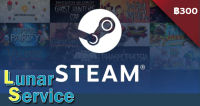 Steam Digital Gift Card 300บาท (ต้องเพิ่ม Steam Account ของร้านเป็นเพื่อน ซื้อครั้งแรกส่งได้หลัง 72ชม. ครั้งต่อไปส่งได้ทันที)