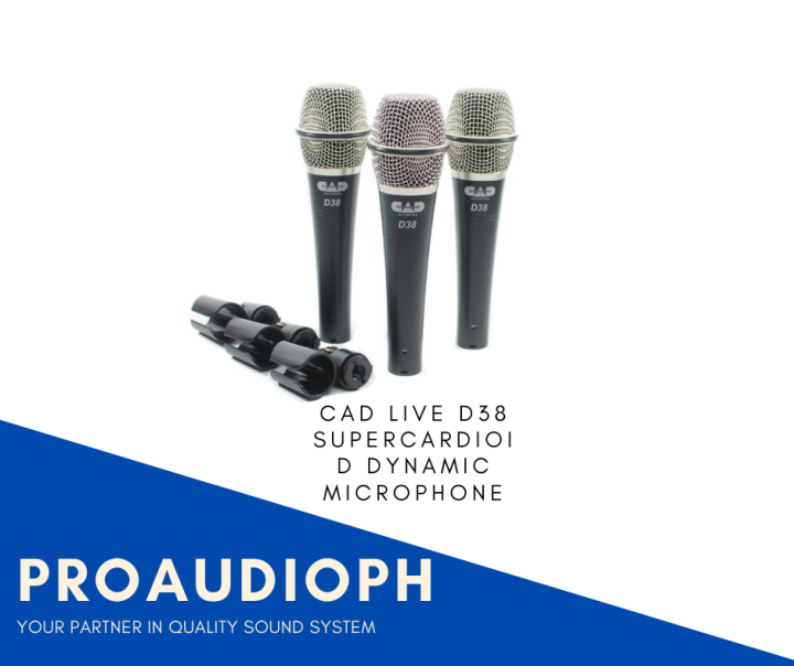 CAD LIVE D38 SUPERCARDIOID DYNAMIC MICROPHONE Lazada PH