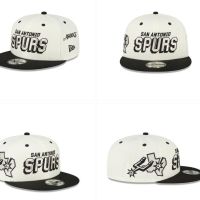 ✇✑ 2023 New nba Spurs basketball cap outdoor sports hip hop casual handsome explosive adjustment flat brim cap