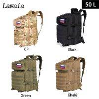 Lawaia กระเป๋าเป้สะพายหลัง50L หรือ30L เมตร,เซตกระเป๋าอเนกประสงค์ผ้าไนลอน900D กระเป๋าเป้สะพายหลังความจุขนาดใหญ่สำหรับการเดินทางกีฬากลางแจ้ง