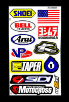 SHOEI BELL Helmets VP Racing สติ๊กเกอร์แต่งรถมอเตอร์ไซค์ บิ๊กไบค์ ATV หมวกกันน็อค รถยนต์ สติ๊กเกอร์เคลือบเงาคุณภาพดี