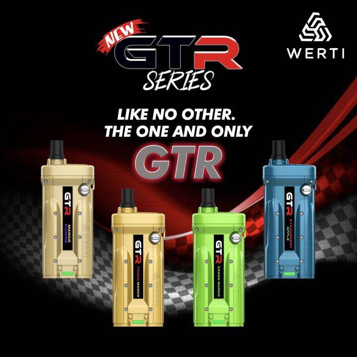 New Arrival WERTI GTR SERIES 10000 PUFFS DISPOSABLE INTENSE FLAVOUR BY ...