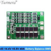 Turmera 4วินาที40A BMS 14.4โวลต์16.8โวลต์18650 21700 26650ลิเธียมสมดุลป้องกันคณะกรรมการสำหรับไขควงเจาะและไฟหน้าใช้