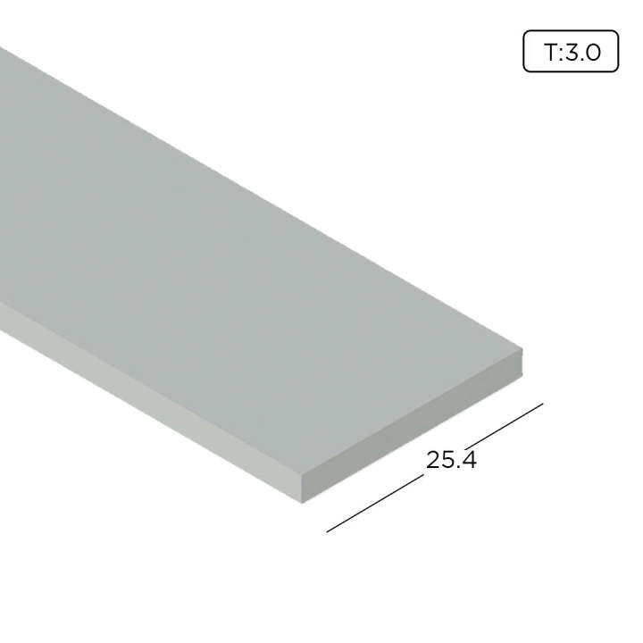 Aluminium Extrusion FlatBar Thickness 3.00mm FB083 ALUCLASS Lazada
