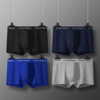 4pcs Boxer Shorts Underpants Man Mens Panties Men Boxer Underwear Cotton for Male Couple Sexy Set Large Size Lot Soft M-5XL