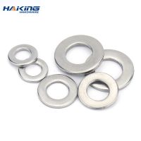 304 Stainless Steel Flat Washer M1.6 M2 M2.5 M3 M4 M5 M6 M8 M10 M12 M16 M20 M24 Shim Spacer Plain Metal Washers Rings