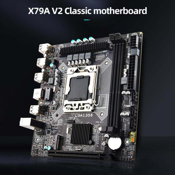 x79a-v2-pc-เมนบอร์ด3-sata2-0-m-atx-64gb-lga1356-2-ddr3คอมพิวเตอร์เดสก์ท็อปเมนบอร์ด10-usb2-0-100m-nic-5-1ช่องเสียง8-pin-24-pin