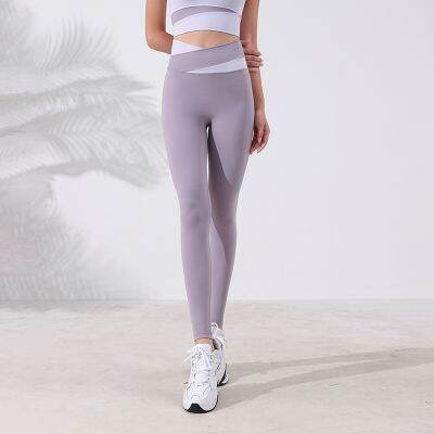 【JH】 Airun new professional yoga (women): high waist tight elastic naked V-shaped matching thin sports (wome