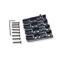 ；‘【；。 A Set Of 4 Pcs Single Individual Bridge Saddles Tailpiece For 4 String Bass Guita