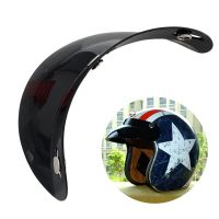 Hot Universal 3 Snap Visor Face Shield Lens For Motorcycle Helmets Open Face Universal Motorcycle Visor Helmet Motorcycle