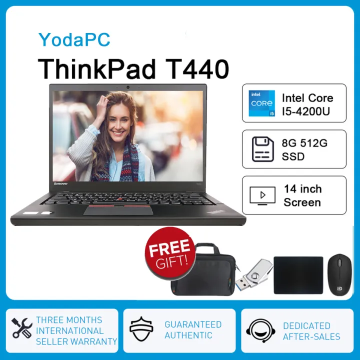 Lenovo Thinkpad T440 14 inch i5/i7 Laptop 4G/8G/12G 120G/128G/240G/256G/320G/500G/512G Ultimate student Business Laptop On Sale 2nd Hand Laptop second hand laptop