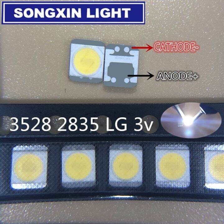 yingke-1000ชิ้นสำหรับ-innotek-ไฟแบ็คไลท์-led-1210-3528-2835-1w-3v-100lm-แสง-lcd-สีขาวเย็นสำหรับใช้ในทีวีโทรทัศน์