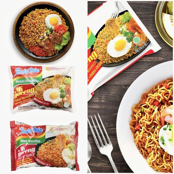 PACK OF 6 - Indomie Mi Goreng Instant Noodles 80g Halal Certified ...