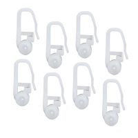 【CW】 100PC Curtain Hanging Roll Sliding Hooks Bed Accessory