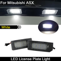 For Mitsubishi ASX 2011-2020 White LED License Plate Light Number Plate Lamp