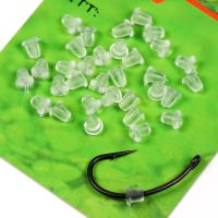 【DT】hot！ 50PCS Carp Fishing Accessories Stop Bead Stoper Chod Heli Rig Rubber Beads for Hooks Stopper Tackle Pesca