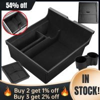 ۞❇ Center Console Organizer For Tesla Model 3 Y 2021 Model Storage Box Center Armrest Hidden Box Cup Holder Interior Accessories