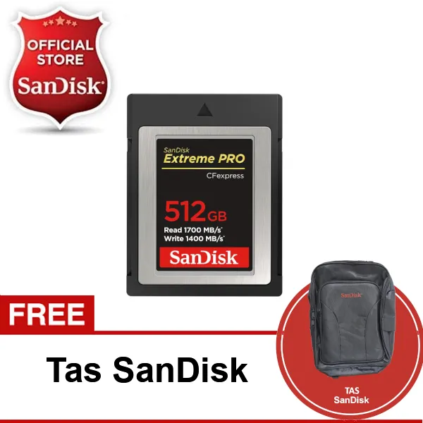 SanDisk Extreme Pro CFexpress Card Type B 512GB | Lazada Indonesia