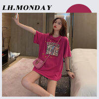 LH.Monday ??เสื้อยืดผองเพื่อนไดโนเสาร์สุดน่ารัก ปักเลื่อมสลับสี วิบวับสุดๆ  ? ?    สินค้าขายดี ลุคแฟนตาซี ลุคสตรีท  เรียบง่ายและหลากหลาย เสื้อยืดงานสวย?