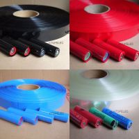 1M Single 18650 18500 Battery Wrap Wide 32MM Diameter 20MM PVC 2:1 Heat Shrink Tubing Black/Red/Yellow/Green/Blue/White/Clear Cable Management