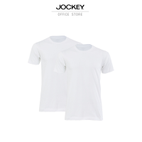 JOCKEY UNDERWEAR เสื้อยืด รุ่น KU 1711CS สีขาว (PACK 2 ตัว)