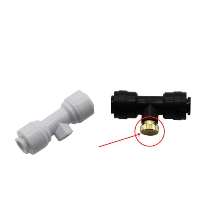 reverse-osmosis-aquarium-quick-fitting-1-4-od-hose-equal-connector-slip-lock-plastic-pipe-coupling-connector-end-plug-pipe-fittings-accessories