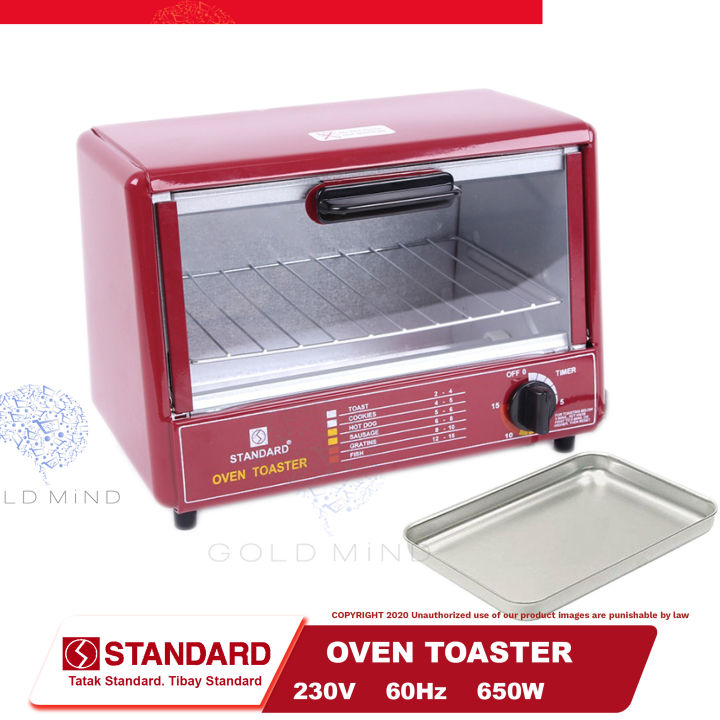Standard Oven Toaster Red 600 watts Gold Mind Everyday Low Price