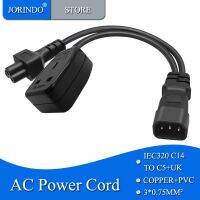 Iec320 C14เป็น C5 + เต้ารับแบบ Uk ไฟฟ้ากระแสสลับขั้วต่อ C14สี่เหลี่ยมสายตัวเมียสามช่องตัวแปลงมาตรฐาน/C5เป็นอังกฤษ