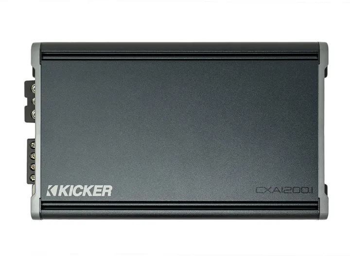 Kicker 46CXA1200.1 1200Watt Class D Monoblock Subwoofer Amplifier